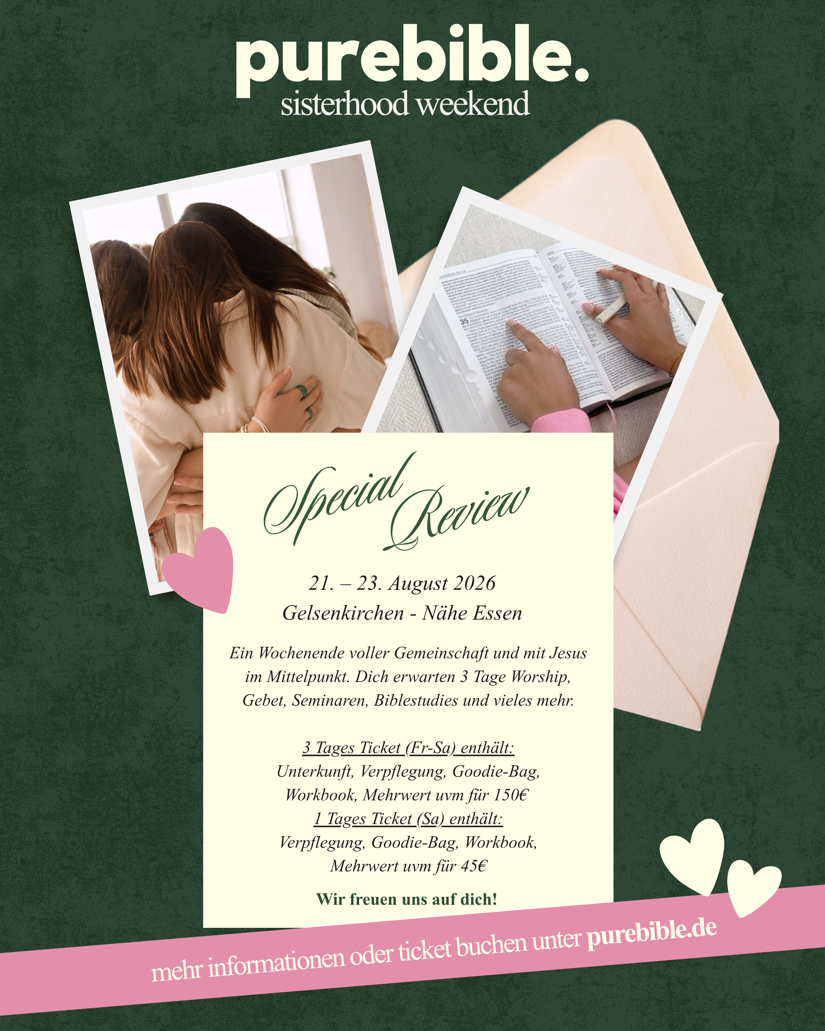 purebible. sisterhood weekend