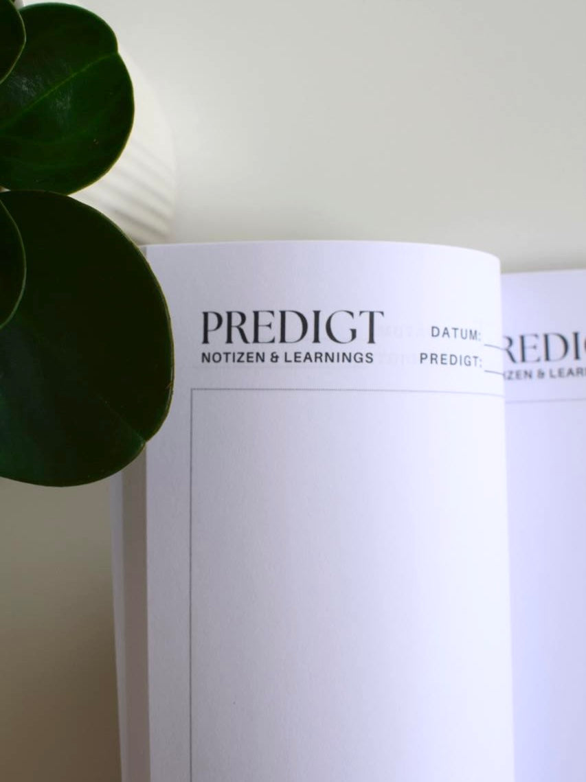Predigt Tagebuch